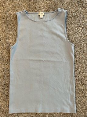 J. Crew Pale Blue Cotton Women’s Tank Top